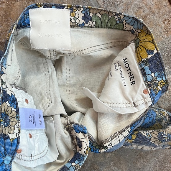 MOTHER The Rambler High Rise Zip Ankle Jeans Size 25 NIP - Picture 14 of 16